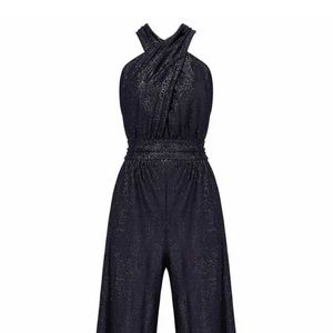 Rachel Zoe Sparkling Blue jumpsuit 0/XS/S